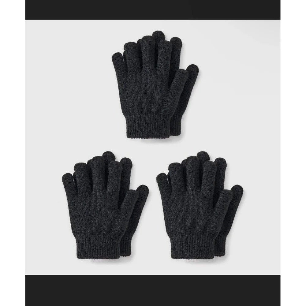 New set of 3 gloves for kids cat and jack.